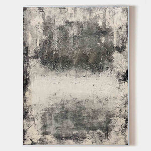 Grey And White Abstract Art #US00706