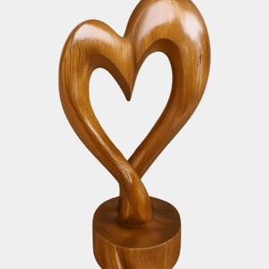 Abstract Wooden Sculpture Handcrafted Art Piece for Modern Home Decor