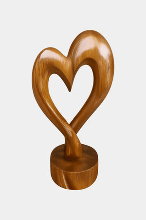 Abstract Wooden Sculpture Handcrafted Art Piece for Modern Home Decor