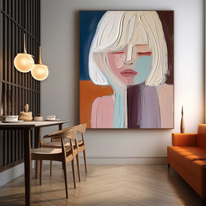 Textured Lady Art #US00508