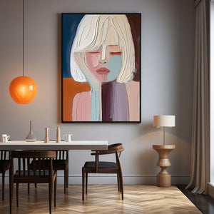 Textured Lady Art #US00508